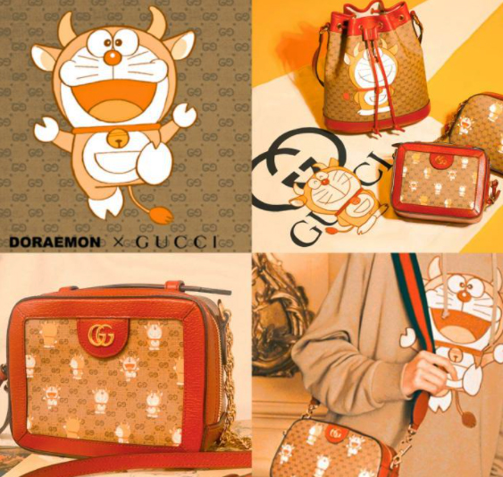 哆啦A夢和古馳品牌聯(lián)名