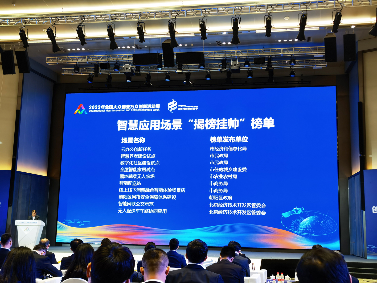 2022全國大眾創(chuàng)業(yè)萬眾創(chuàng)新活動周中關(guān)村創(chuàng)新創(chuàng)業(yè)季活動現(xiàn)場