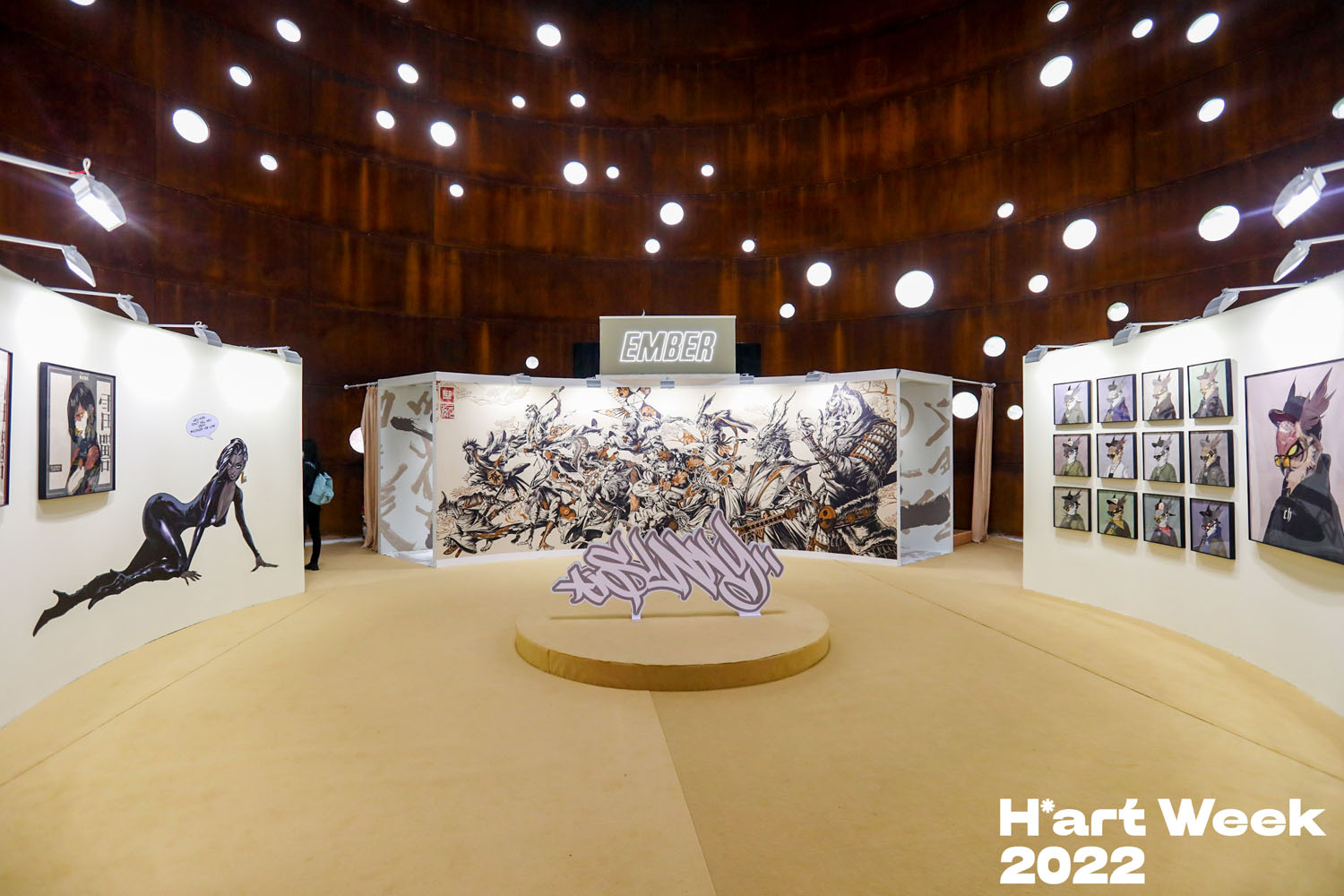 藝博會(huì)現(xiàn)場布置