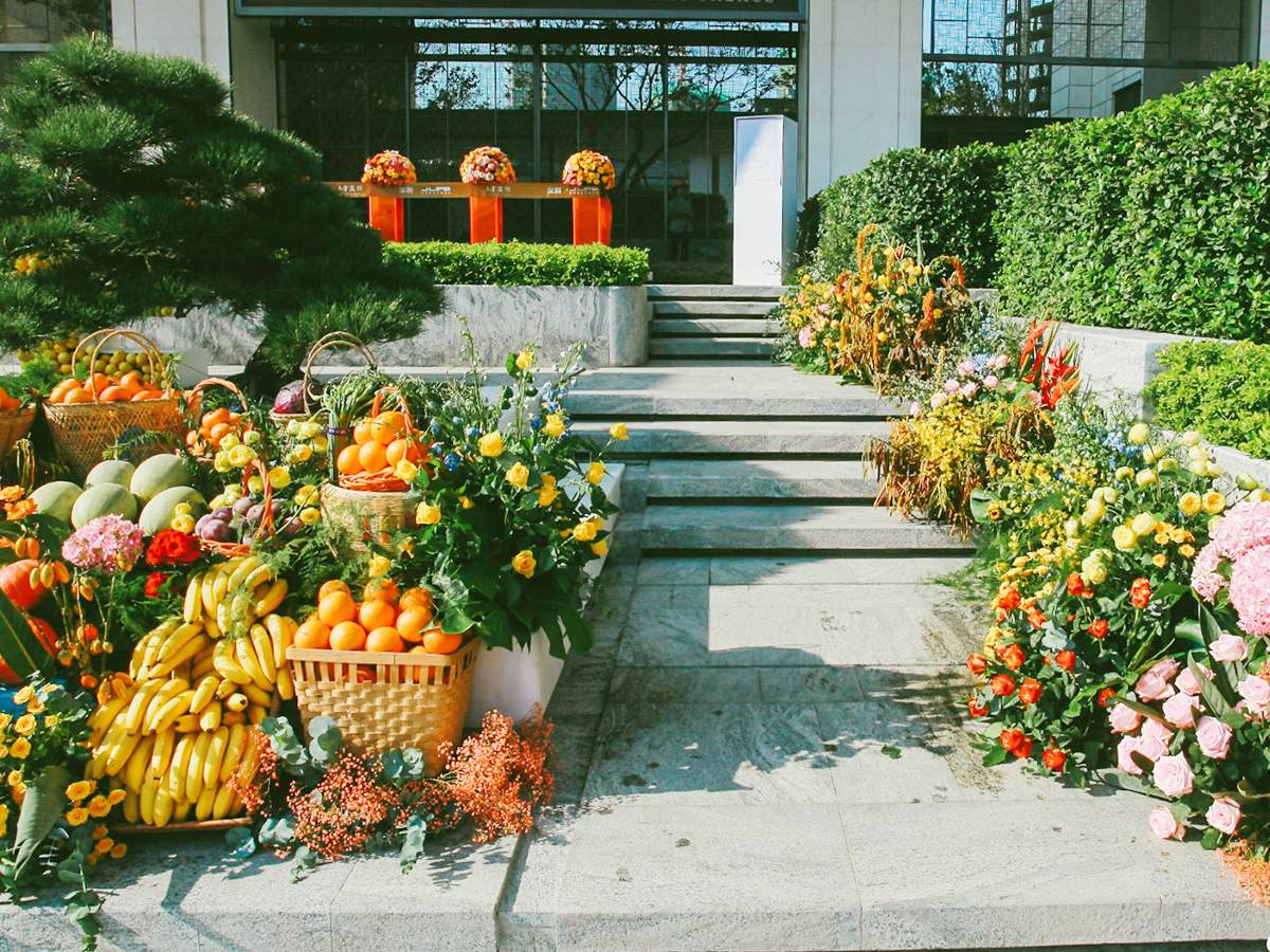 新場(chǎng)地啟用儀式現(xiàn)場(chǎng)布置